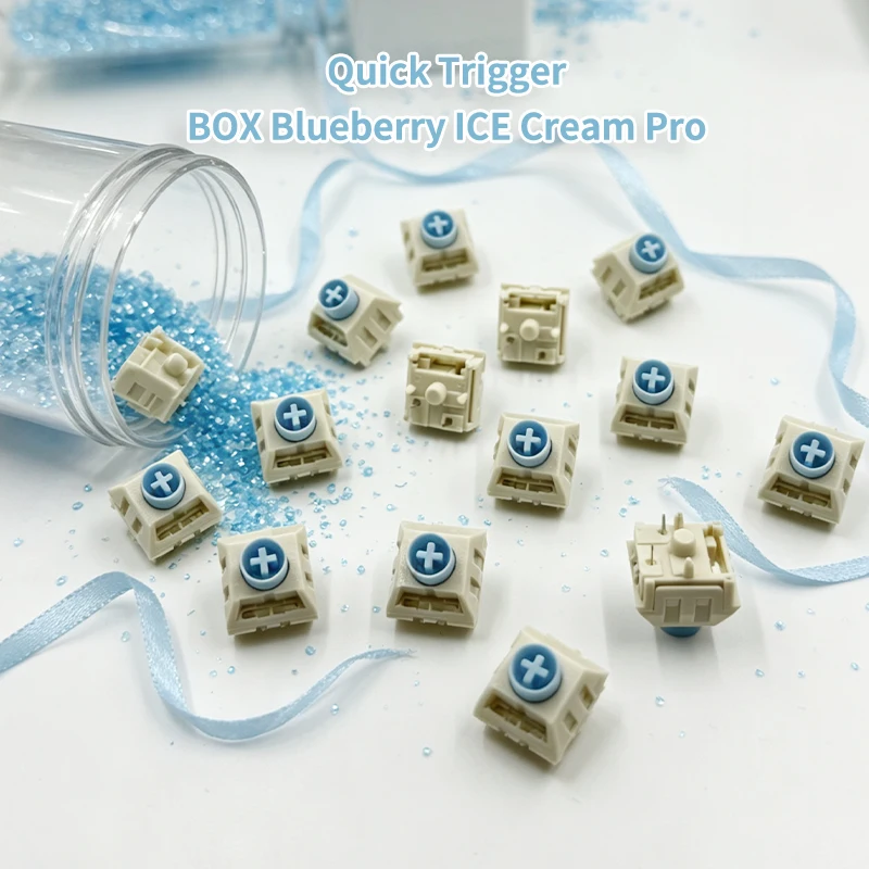 Kailh Box Blueberry ice cream switch liner Quick trigger 5pin For Mechanical Keyboard Switch
Kailh Box Blueberry ice cream switch liner Quick trigger 5pin For Mechanical Keyboard Switch