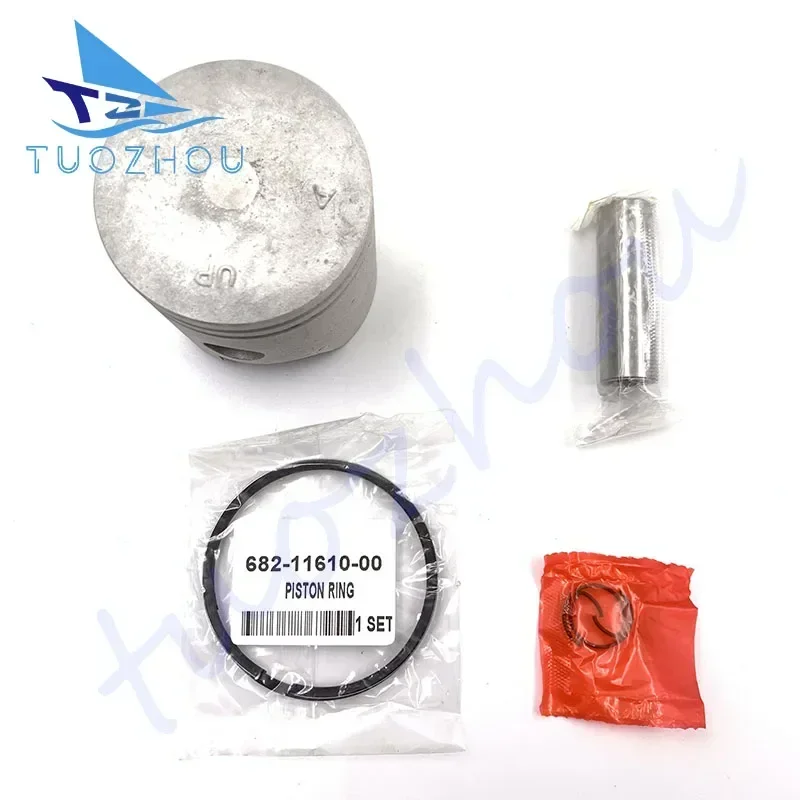 6E7-11631-00 Piston Kit Std With Piston Ring For Yamaha 2 Stroke Outboard Parts 9.9 15HP 682 684 63V 63W series D56mm 6E7-11631
6E7-11631-00 Piston Kit Std With Piston Ring For Yamaha 2 Stroke Outboard Parts 9.9 15HP 682 684 63V 63W series D56mm 6E7-11631