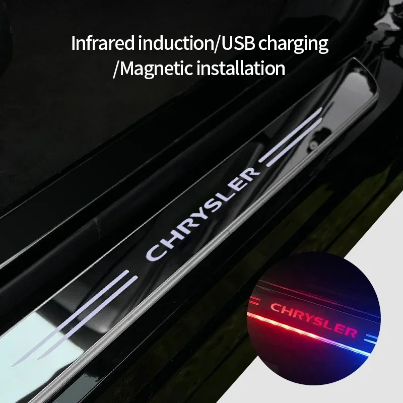 USB Power Moving LED Welcome Pedal Car Scuff Plate Pedal Door Sill Pathway Light For PT Cruiser 300 300C C SRT Auto Accessories
USB Power Moving LED Welcome Pedal Car Scuff Plate Pedal Door Sill Pathway Light For PT Cruiser 300 300C C SRT Auto Accessories