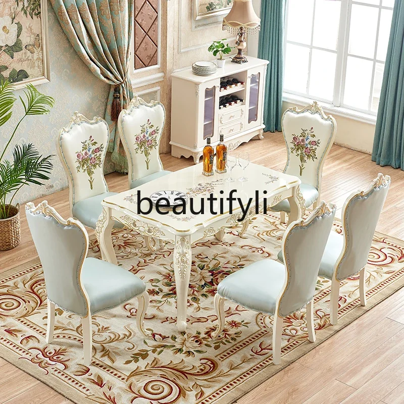 FG28Chairs Modern Minimalist Pearlescent White Solid Wood Dining Table Small Apartment Rectangular Table Home Use
FG28Chairs Modern Minimalist Pearlescent White Solid Wood Dining Table Small Apartment Rectangular Table Home Use