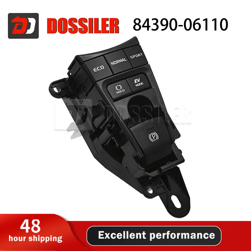 84390-06110 Dossiler handbrake parking brake control switch for Toyota Camry models 18-26 electronic car parts parking switch
84390-06110 Dossiler handbrake parking brake control switch for Toyota Camry models 18-26 electronic car parts parking switch