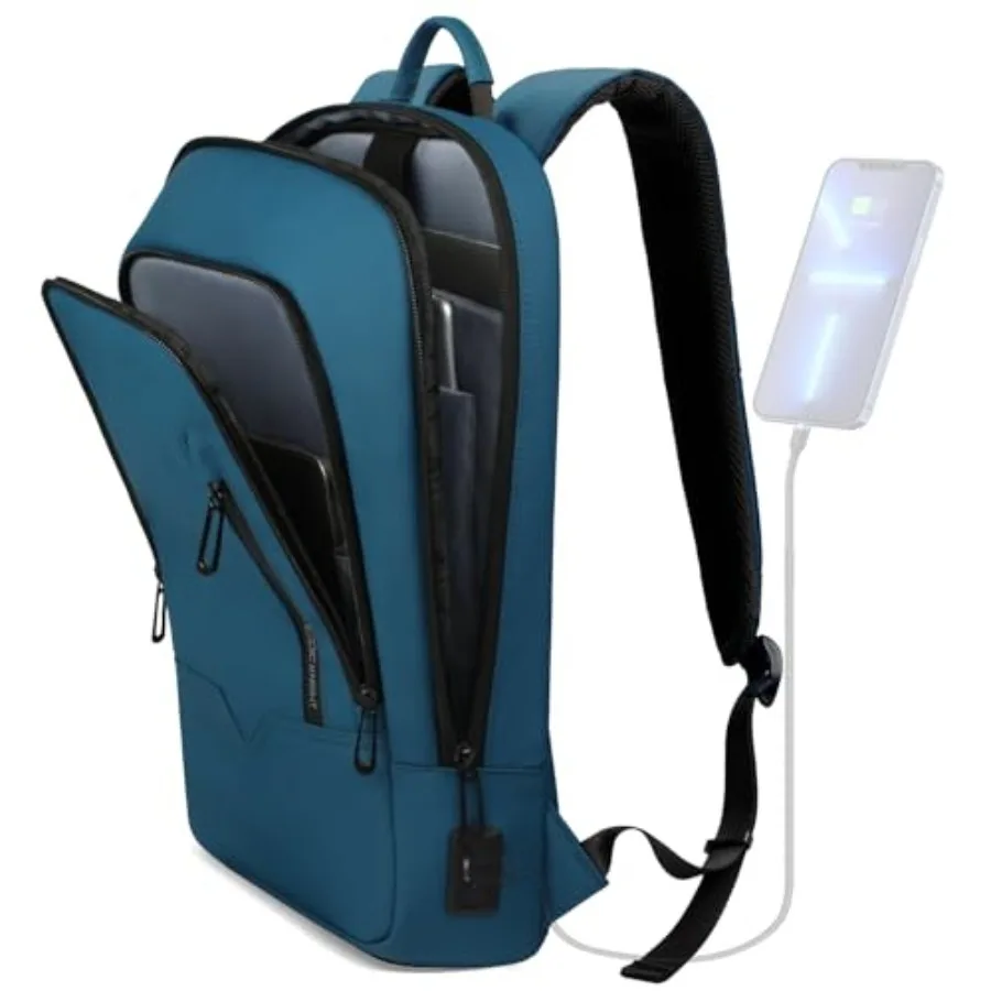 Backpack for Men Business Slim Backpack with USB Charger Computer Lightweight Anti-theft Travel
Backpack for Men Business Slim Backpack with USB Charger Computer Lightweight Anti-theft Travel
