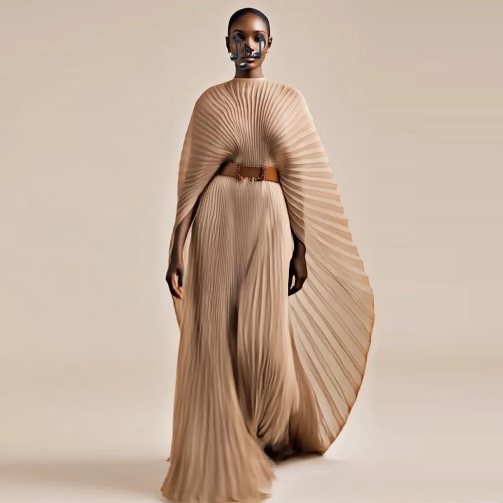 Couture длинные вечерние платья в сложенном виде шампанского, модный длинный халат, женское свадебное платье без пояса 
Couture длинные вечерние платья в сложенном виде шампанского, модный длинный халат, женское свадебное платье без пояса