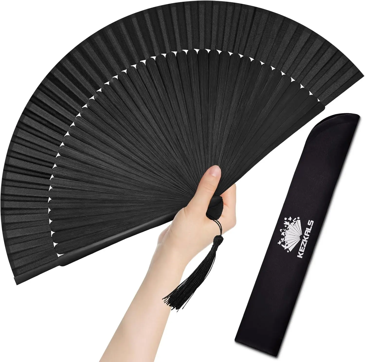 Elegant Folding Hand Fan - Silk & Bamboo, 8.27in, Perfect for Cosplay & Home Decor
Elegant Folding Hand Fan - Silk & Bamboo, 8.27in, Perfect for Cosplay & Home Decor