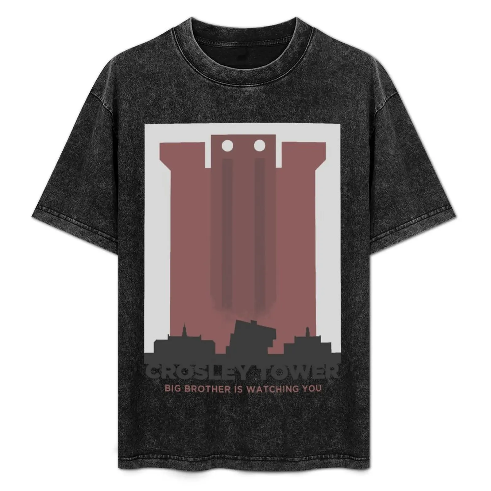 Crosley Tower - Big Brother Is Watching T-Shirt Work Basic Short Sleeve Top
Crosley Tower - Big Brother Is Watching T-Shirt Work Basic Short Sleeve Top