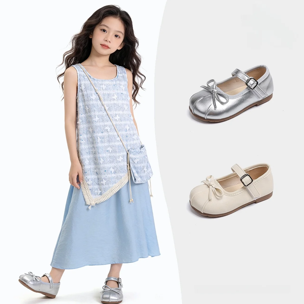 Girls Genuine Leather Shoes Retro Ballet Flats for Skirts Vintage Granny Chic Arch Support Casual Shoes for Teens
Girls Genuine Leather Shoes Retro Ballet Flats for Skirts Vintage Granny Chic Arch Support Casual Shoes for Teens