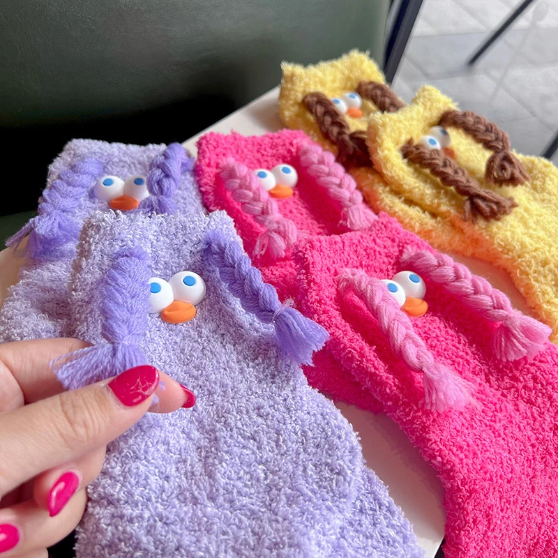 Coral Velvet Socks Coral Velvet Women Socks Funny Cartoon Thick Warm Mid Socks Home Socks
Coral Velvet Socks Coral Velvet Women Socks Funny Cartoon Thick Warm Mid Socks Home Socks