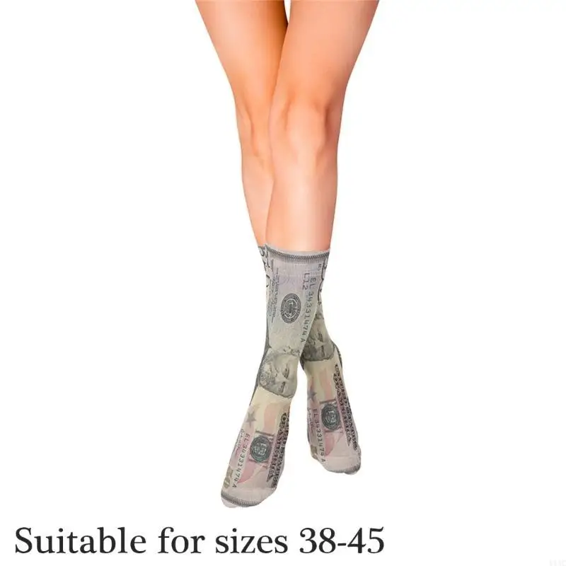 Unisex Novelty Print Middle Calf Socks Funny Dollar Bill Money Pattern Socks Y1AC
Unisex Novelty Print Middle Calf Socks Funny Dollar Bill Money Pattern Socks Y1AC