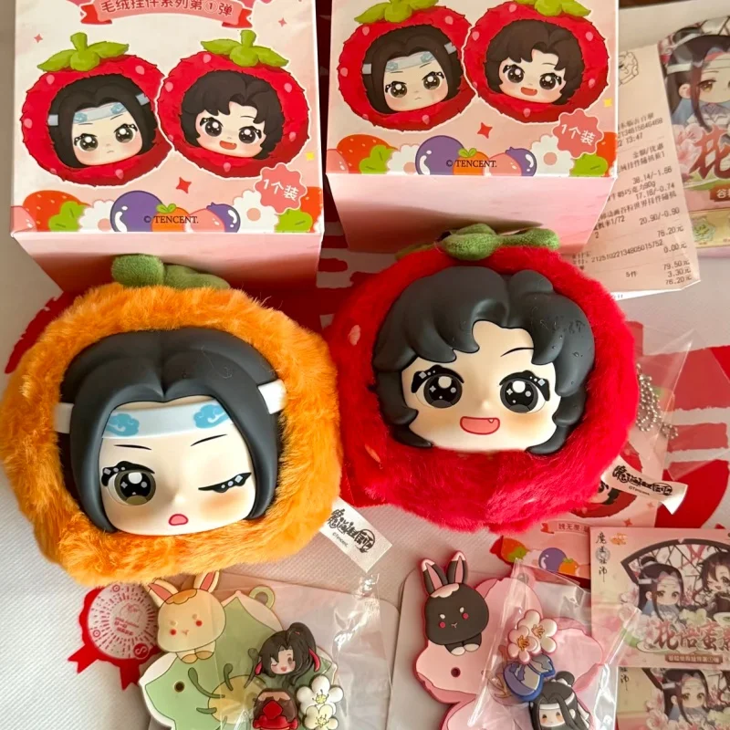 Hot Original Mo Dao Zu Shi Fruit Series Vinyl Doll Pendant Blind Box Wei Wuxian Lan Wangji Cute Collectible Mdzs Figures Toys
Hot Original Mo Dao Zu Shi Fruit Series Vinyl Doll Pendant Blind Box Wei Wuxian Lan Wangji Cute Collectible Mdzs Figures Toys
