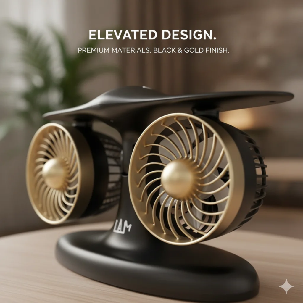 Portable Jetfan Dual Turbines Fan Adjustable Angle Quiet USB Desk Fan For Dorm Office Back To School Summer Cooling Gift
Portable Jetfan Dual Turbines Fan Adjustable Angle Quiet USB Desk Fan For Dorm Office Back To School Summer Cooling Gift
