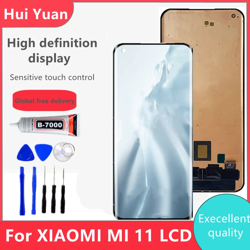 6.81" AMOLED TFT LCD Replacement For Xiaomi Mi 11 LCD Display Touch Panel Assembly Digitizer For Xiaomi 11 Screen
6.81" AMOLED TFT LCD Replacement For Xiaomi Mi 11 LCD Display Touch Panel Assembly Digitizer For Xiaomi 11 Screen