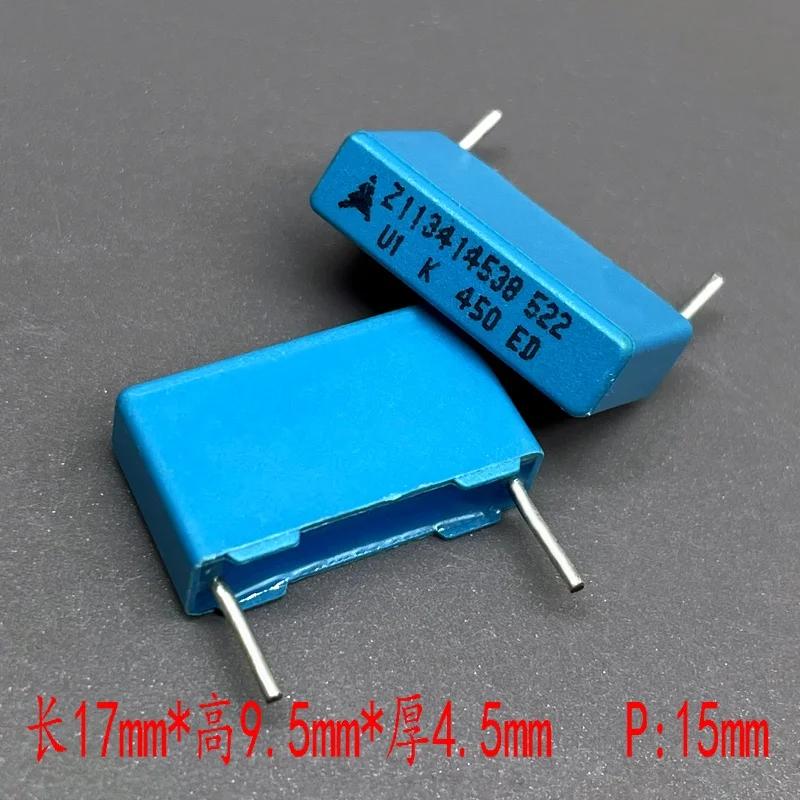 10PCS original Siemens MKP 104 100nf 0.1uf 400v 450v copper foot safety film capacitor
10PCS original Siemens MKP 104 100nf 0.1uf 400v 450v copper foot safety film capacitor