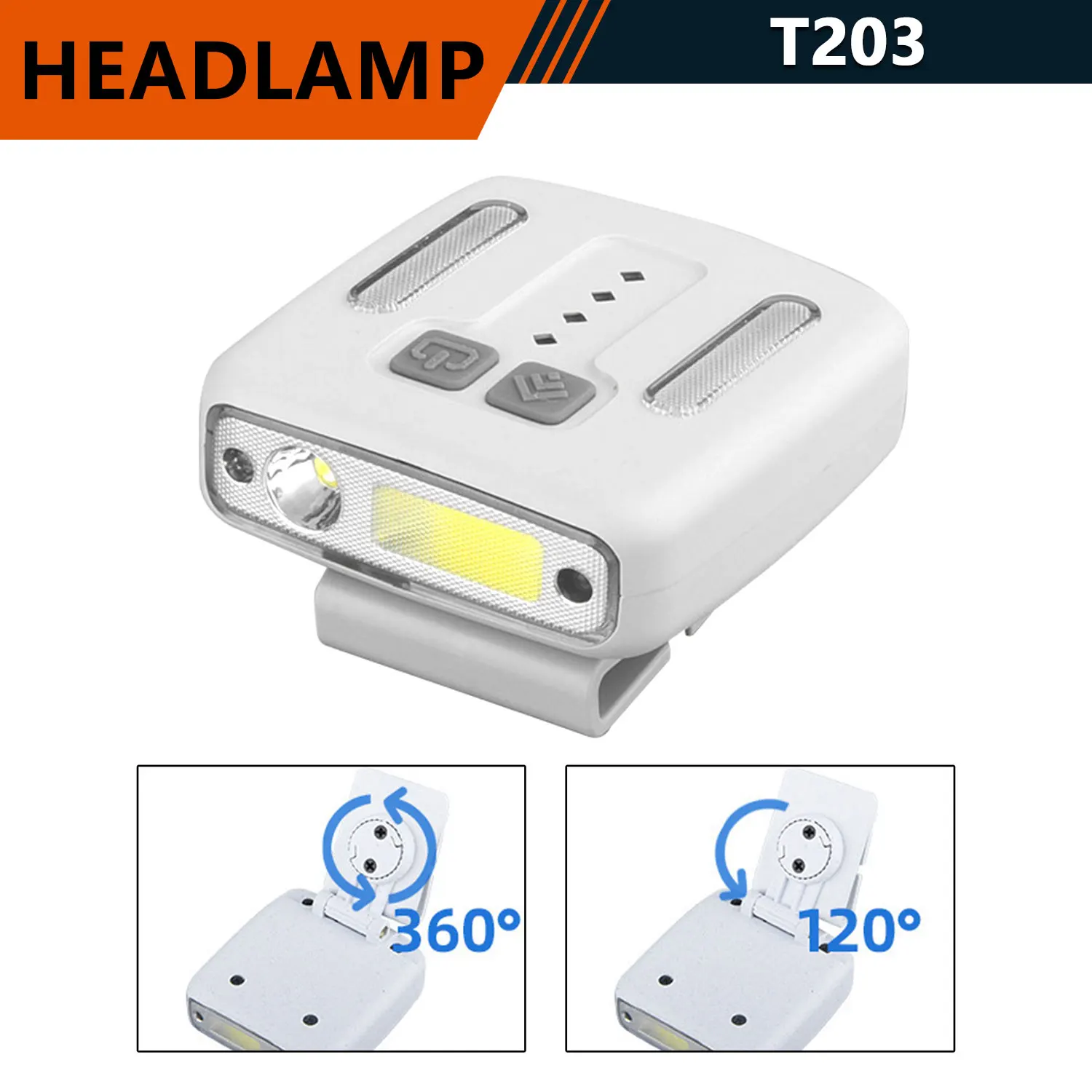 Outdoor Headlamp Fishing Headlight - 1200mAh USB-C Rechargeable, Durable Waterproof Design Smart Wave-Sensing Headlamp
Outdoor Headlamp Fishing Headlight - 1200mAh USB-C Rechargeable, Durable Waterproof Design Smart Wave-Sensing Headlamp