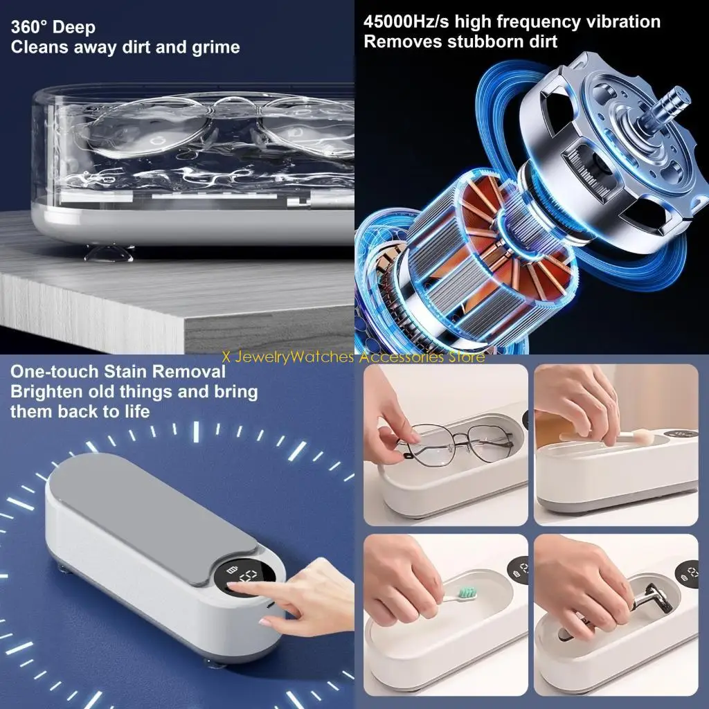 31KD Multipurpose Ultrasonic Cleaner Tool for Personalized Home Accessories 
31KD Multipurpose Ultrasonic Cleaner Tool for Personalized Home Accessories