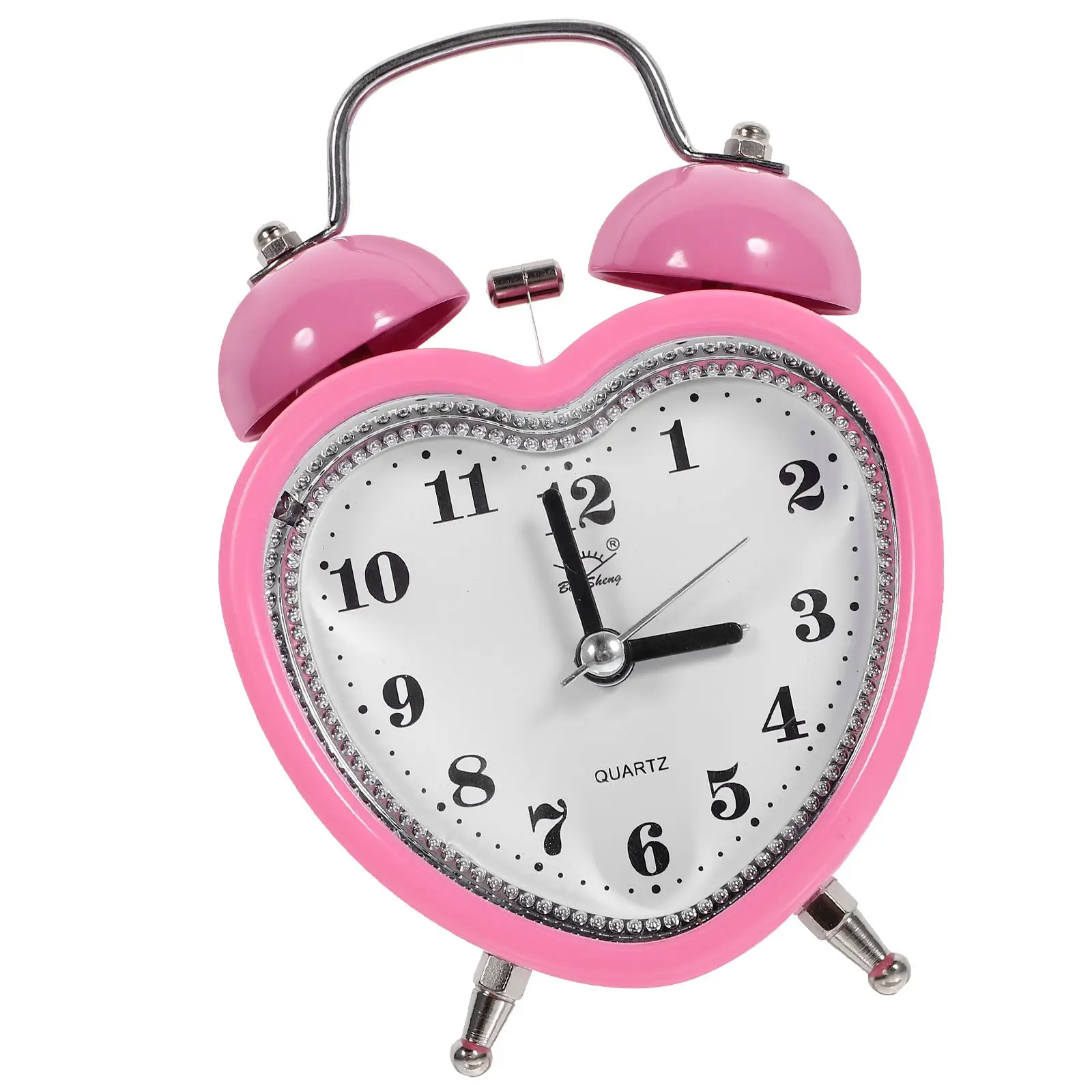 Heart Shape Alarm Clock Super Loud Twin Bell Silent Sweep Movement Night Light Bedside Clock Bedroom Time Non Ticking
Heart Shape Alarm Clock Super Loud Twin Bell Silent Sweep Movement Night Light Bedside Clock Bedroom Time Non Ticking