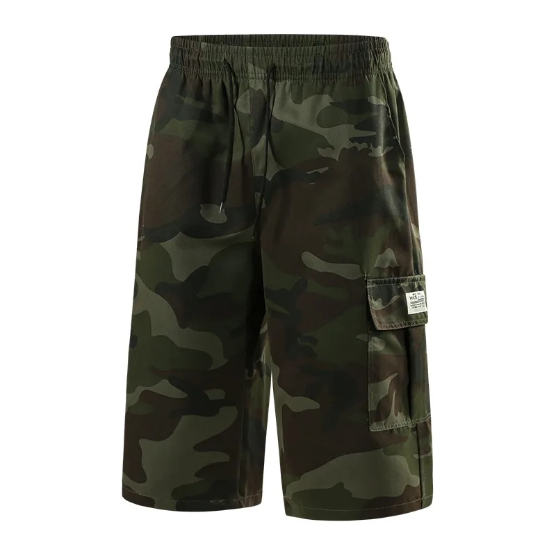 Men's Summer Camouflage Cargo Shorts Loose Casual Elastic High Waist Drawstring 7/10 Length Fashion Shorts
Men's Summer Camouflage Cargo Shorts Loose Casual Elastic High Waist Drawstring 7/10 Length Fashion Shorts