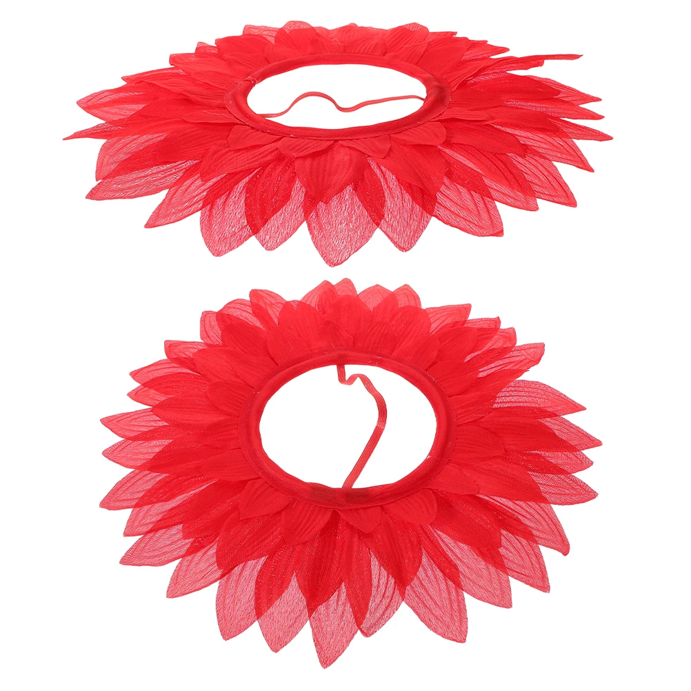 2Pcs Red Flower Headgear Sunflower Hat for Dance Party Photo Props Unique Design Costumes Festival Accessories
2Pcs Red Flower Headgear Sunflower Hat for Dance Party Photo Props Unique Design Costumes Festival Accessories