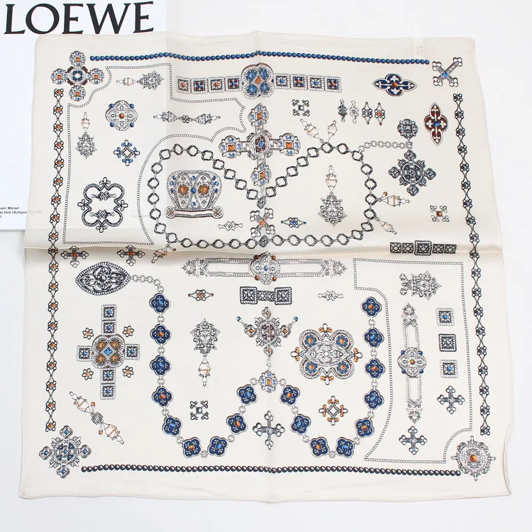 Mulberry Silk Scarf 12MM Women Square Small Bandanas Silk Shawl Hair Neck Hand Accessories Women Foulard Femme 53CM
Mulberry Silk Scarf 12MM Women Square Small Bandanas Silk Shawl Hair Neck Hand Accessories Women Foulard Femme 53CM