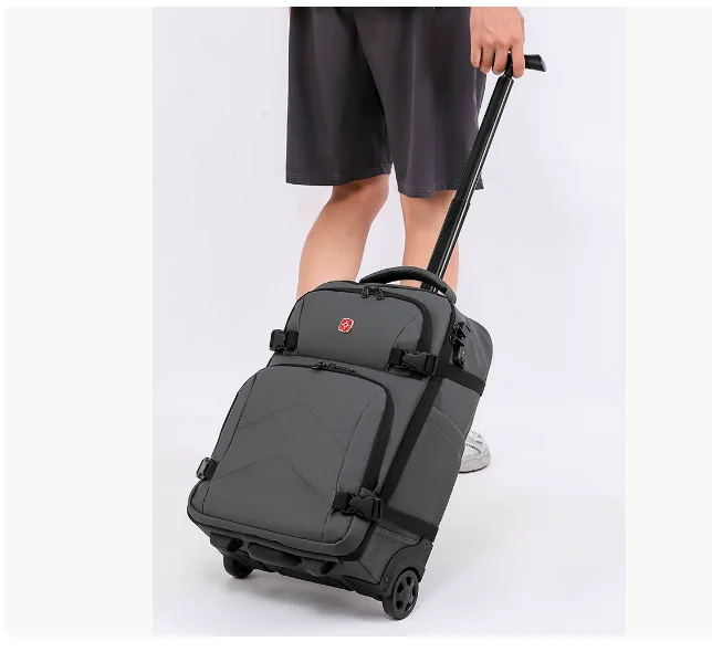Cabin Carry on hand luggage Bag Rolling trolley bags Men Wheeled backpack Men travel trolley bags Men Rolling Luggage Backpack
Cabin Carry on hand luggage Bag Rolling trolley bags Men Wheeled backpack Men travel trolley bags Men Rolling Luggage Backpack