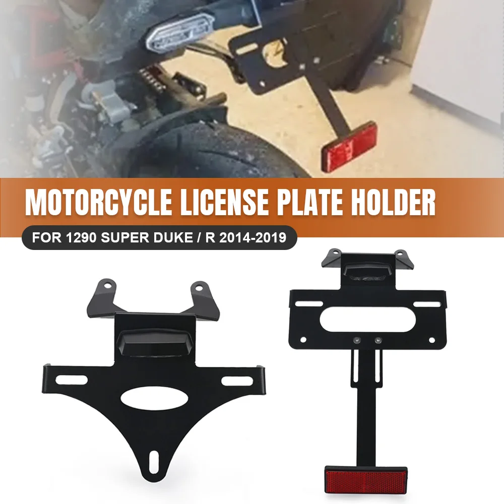 Motorcycle Accessories For 1290 Super Duke / R 2014 2015 2016 2017 2018 2019 Rear License Plate Holder Number Plate Bracket
Motorcycle Accessories For 1290 Super Duke / R 2014 2015 2016 2017 2018 2019 Rear License Plate Holder Number Plate Bracket