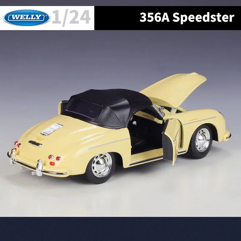 WELLY 1:24 Porsche 356A Speedster, модель автомобиля из сплава, литье под давлением и игрушечные транспортные средства, сбор игрушечного автомобиля, подарки на день рождения для мальчика
WELLY 1:24 Porsche 356A Speedster, модель автомобиля из сплава, литье под давлением и игрушечные транспортные средства, сбор игрушечного автомобиля, подарки на день рождения для мальчика