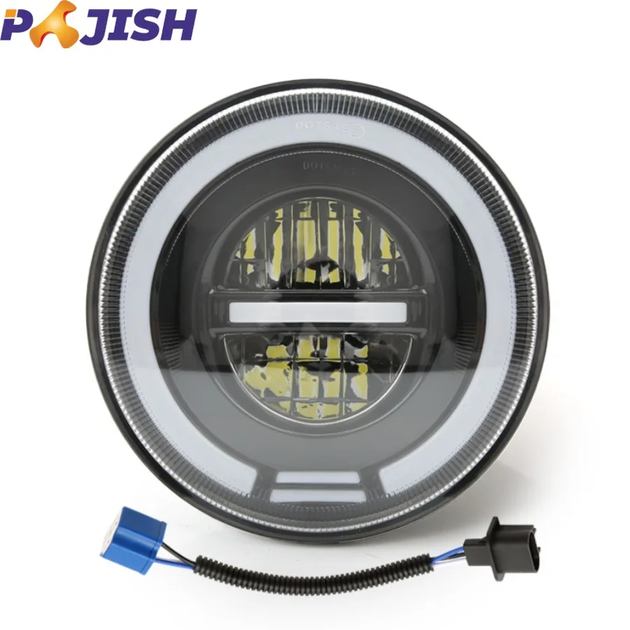 Motorcycle Universal Modification Accessories Low-High Beam Angel Eyes 12V 7 Inch LED Headlight for Cafe Racer Moto Cross
Motorcycle Universal Modification Accessories Low-High Beam Angel Eyes 12V 7 Inch LED Headlight for Cafe Racer Moto Cross