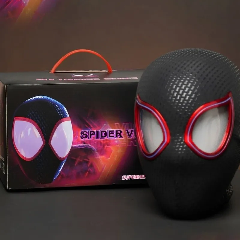 Headgear Cosplay Electronic Spider Man Mask With Moving Glowing Eyes 1:1 Ring Remote Control Elastic Fit For Adults Gift
Headgear Cosplay Electronic Spider Man Mask With Moving Glowing Eyes 1:1 Ring Remote Control Elastic Fit For Adults Gift