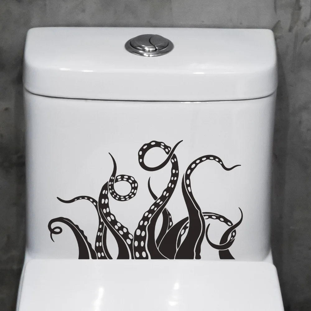 Octopus Toilet Tentacles Wall Decals Decor Sticker Home Decal Black Wall Art Sticker Tentacles Bathroom Decal For Toilet Seat
Octopus Toilet Tentacles Wall Decals Decor Sticker Home Decal Black Wall Art Sticker Tentacles Bathroom Decal For Toilet Seat