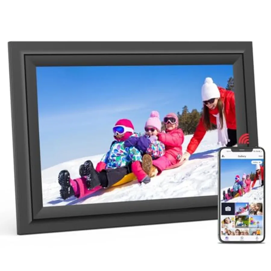 Digital Picture Frame 10.1 Inch WiFi Digital Photo Frame Electronic, IPS Touch Screen, 16GB, TabletopandWall-Mounted, Share Pho
Digital Picture Frame 10.1 Inch WiFi Digital Photo Frame Electronic, IPS Touch Screen, 16GB, TabletopandWall-Mounted, Share Pho