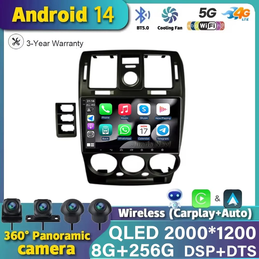 Автомобильный мультимедийный проигрыватель для HYUNDAI GETZ 2002-2011, Android 14, 4G, Wi-Fi, камера 360, видеоплеер, GPS-навигация, стерео, QLED
Автомобильный мультимедийный проигрыватель для HYUNDAI GETZ 2002-2011, Android 14, 4G, Wi-Fi, камера 360, видеоплеер, GPS-навигация, стерео, QLED