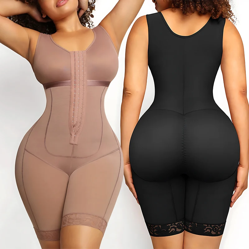 XS High Compression Stage 2 Operation Garment Plus Size Faja Full Body Shaper With Zipper Crotch Tummy Control Slim Shapewear
XS High Compression Stage 2 Operation Garment Plus Size Faja Full Body Shaper With Zipper Crotch Tummy Control Slim Shapewear