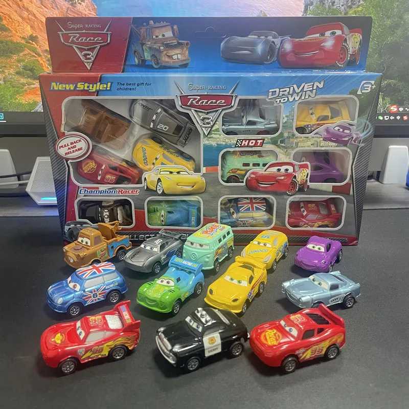 12 шт., автомобили Disney Pixar, молния Маккуин, Джексон Шторм Матери, модель автомобиля из ПВХ, игрушка для детей, подарок на день рождения
12 шт., автомобили Disney Pixar, молния Маккуин, Джексон Шторм Матери, модель автомобиля из ПВХ, игрушка для детей, подарок на день рождения
