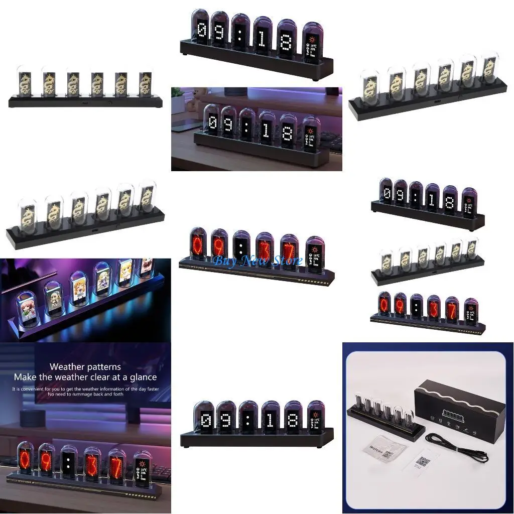 20ce Desktop IPS Tube Clock для коммерческого декора в барах несколько режимов регулировка
20ce Desktop IPS Tube Clock для коммерческого декора в барах несколько режимов регулировка