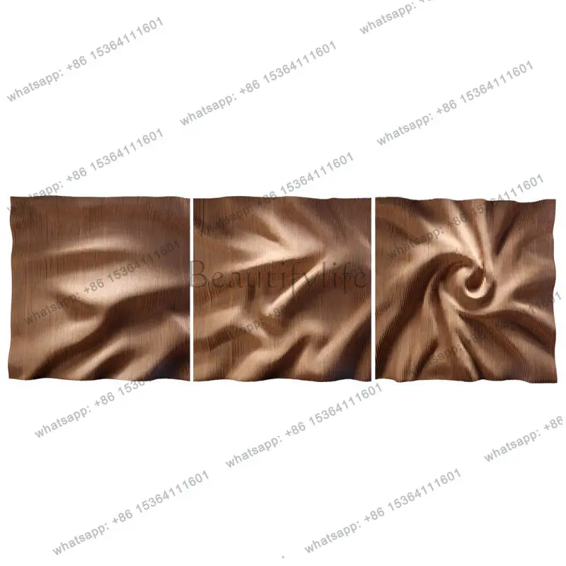 Simple modern abstract wood carving decorative painting triptych living room sofa background wall three-dimensional painting
Simple modern abstract wood carving decorative painting triptych living room sofa background wall three-dimensional painting