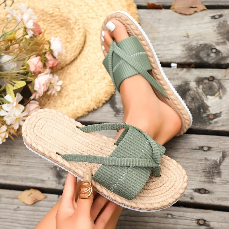 Women Flats Sandals New Summer Comfortable Fashion Flip Flops Sandals Lightweight Casual Outdoor Beach Sandals Shoes for Women
Women Flats Sandals New Summer Comfortable Fashion Flip Flops Sandals Lightweight Casual Outdoor Beach Sandals Shoes for Women
