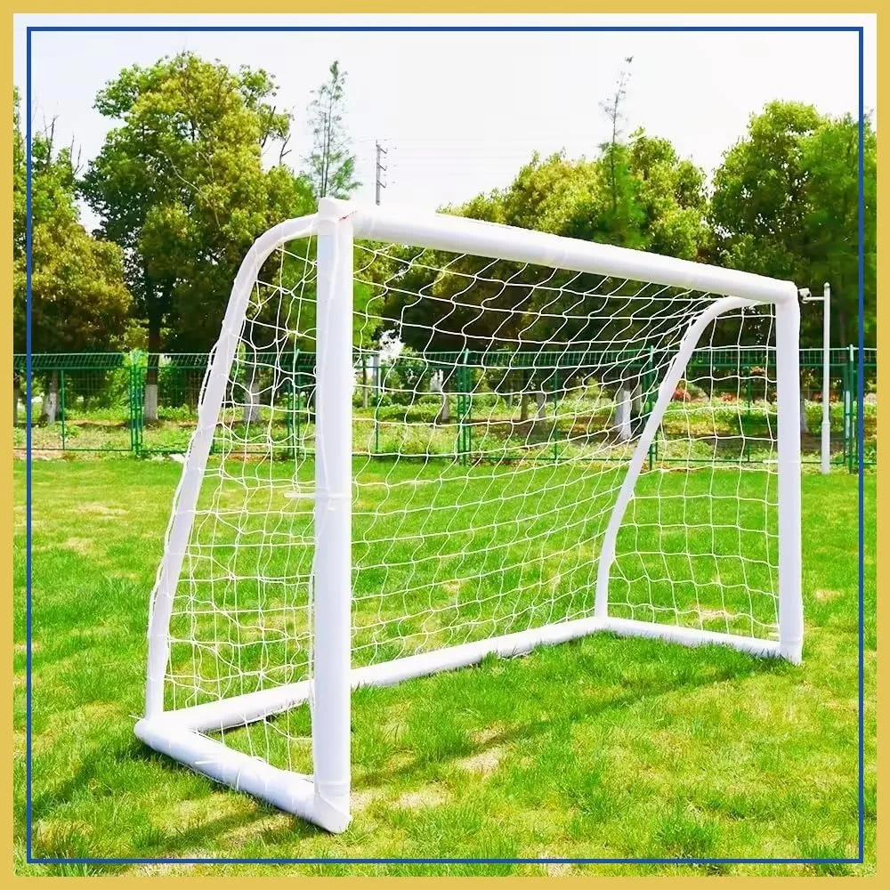 Soccer Goal 12x6FT/10x6.5FT/8x6FT/8x5FT/6x4FT Outdoor Backyard Net with UPVC Frame & Stakes
Soccer Goal 12x6FT/10x6.5FT/8x6FT/8x5FT/6x4FT Outdoor Backyard Net with UPVC Frame & Stakes