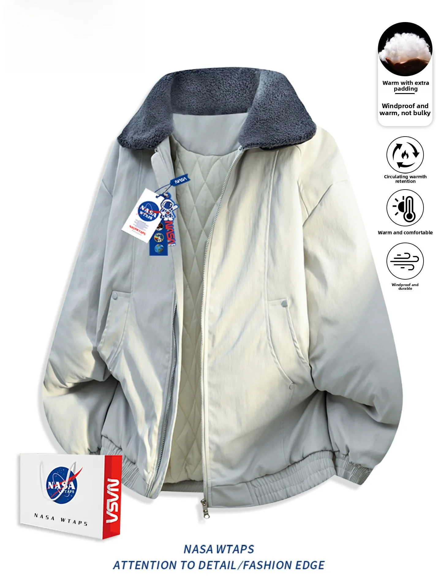 Мужская утепленная куртка WTAPS с воротником из овечьего бархата, хлопковая, зимняя, повседневная, модная верхняя одежда из полиэфирного волокна, с длинными рукавами, на молнии
Мужская утепленная куртка WTAPS с воротником из овечьего бархата, хлопковая, зимняя, повседневная, модная верхняя одежда из полиэфирного волокна, с длинными рукавами, на молнии