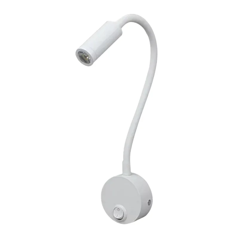 B50C 3W Wall Mounted Reading Light Flexible Gooseneck LED Sconce Lamp for Bedroom, Office, Workbench, Studio Reading Lamp
B50C 3W Wall Mounted Reading Light Flexible Gooseneck LED Sconce Lamp for Bedroom, Office, Workbench, Studio Reading Lamp