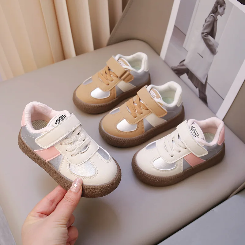 Girls Spring Autumn Fashion Sneakers Children Soft Soled Casual Shoes Boys Color Blocked Running Sports Shoes Kids Board Shoes
Girls Spring Autumn Fashion Sneakers Children Soft Soled Casual Shoes Boys Color Blocked Running Sports Shoes Kids Board Shoes