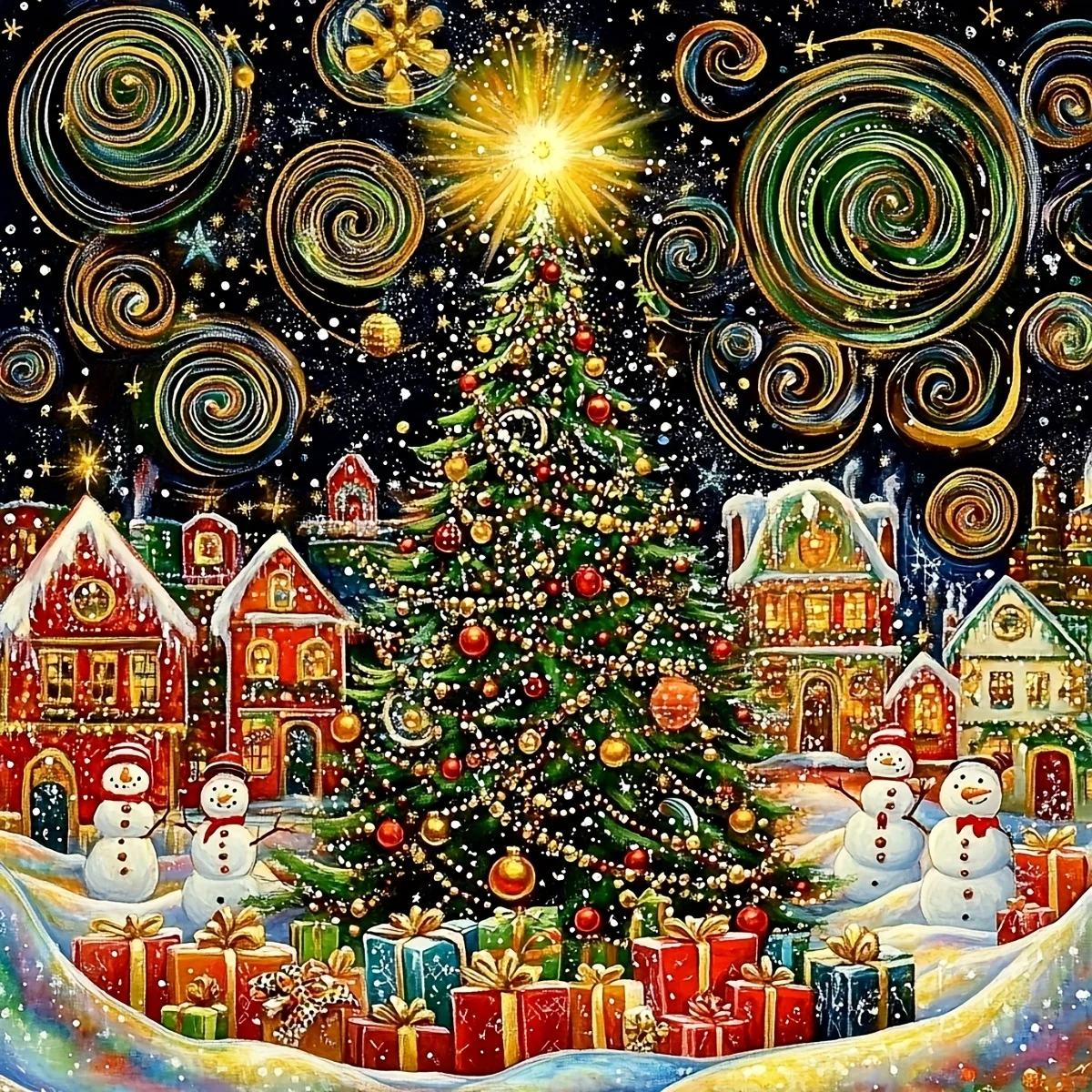 500/1024PCS Jigsaw Puzzles Christmas Snow Scenery Puzzle DIY Home Decor Family Interactive Gift Holiday Gifts Family Fun Puzzles
500/1024PCS Jigsaw Puzzles Christmas Snow Scenery Puzzle DIY Home Decor Family Interactive Gift Holiday Gifts Family Fun Puzzles