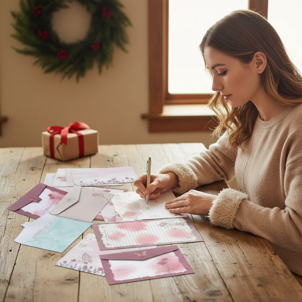 Composed of four rose and butterfly patterned letterheads and four matching envelopes, suitable for various events
Composed of four rose and butterfly patterned letterheads and four matching envelopes, suitable for various events