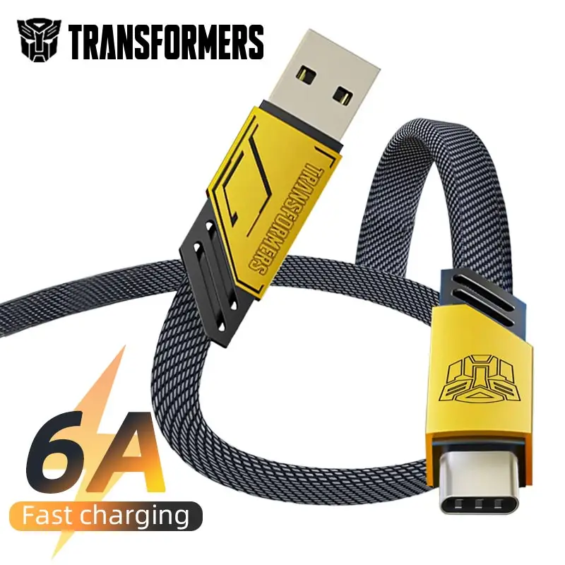 Transformers 6A USB Cable USB Type C Cable for Samsung Xiaomi Fast Charging USBC Braided Rope Wire Mobile Phone Cable 1.5M Cord
Transformers 6A USB Cable USB Type C Cable for Samsung Xiaomi Fast Charging USBC Braided Rope Wire Mobile Phone Cable 1.5M Cord