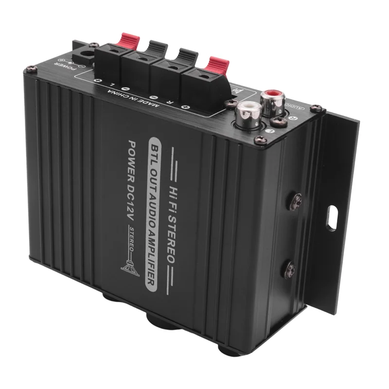 12V Mini Audio Power Car Amplifier Digital Audio Receiver AMP Dual Channel 20W+20W Bass Treble Volume Control for Home
12V Mini Audio Power Car Amplifier Digital Audio Receiver AMP Dual Channel 20W+20W Bass Treble Volume Control for Home