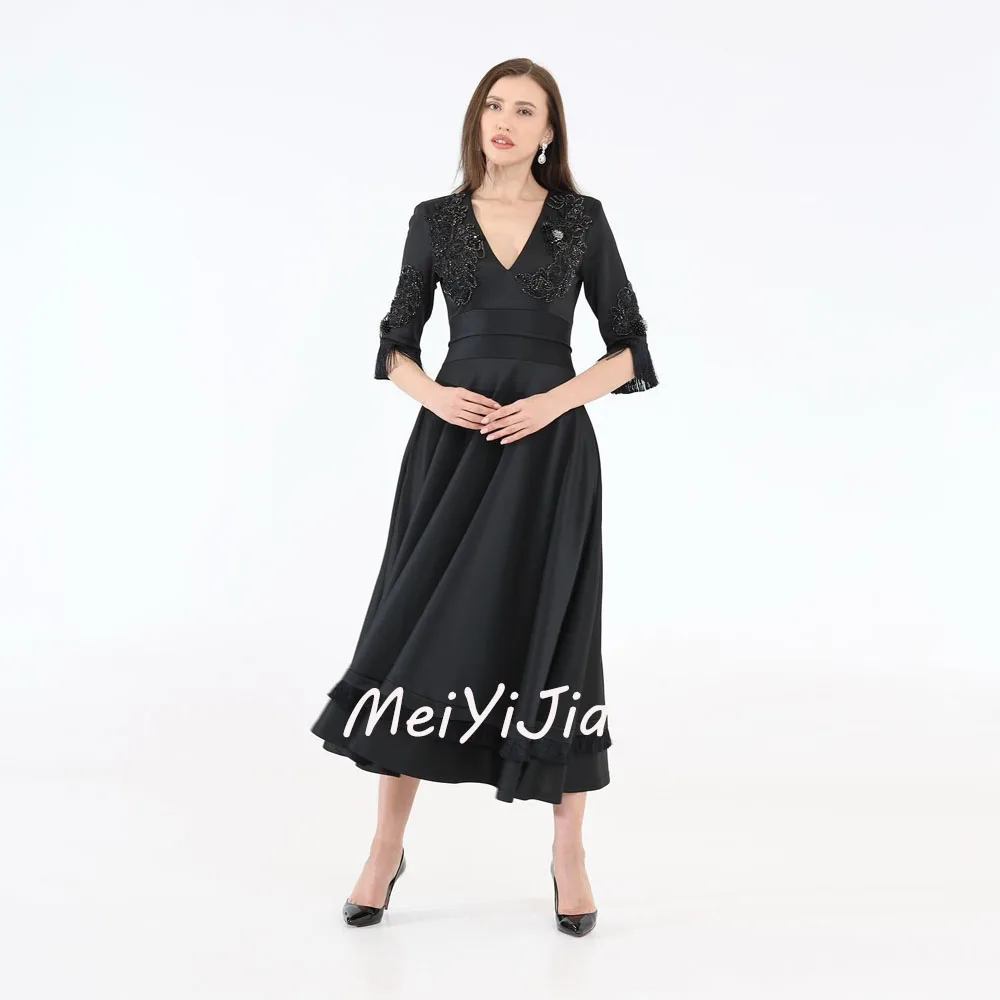 Meiyijia вечернее платье А-силуэта с V-образным вырезом, простое платье с бусинами, кисточками, Саудовская Аравия, сексуальные вечерние Клубные наряды на день рождения, лето 2024
Meiyijia вечернее платье А-силуэта с V-образным вырезом, простое платье с бусинами, кисточками, Саудовская Аравия, сексуальные вечерние Клубные наряды на день рождения, лето 2024