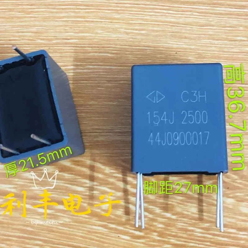 Xiamen Farah C3H 154J 2500V 0.15UF High Voltage High Frequency Pulse IGBT Absorption Capacitor
Xiamen Farah C3H 154J 2500V 0.15UF High Voltage High Frequency Pulse IGBT Absorption Capacitor