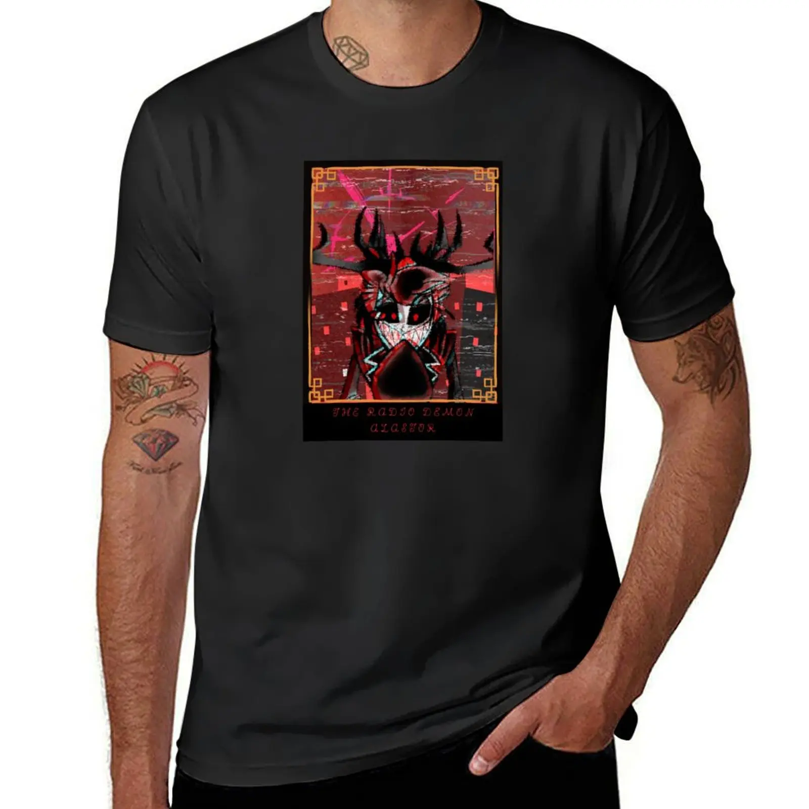 Alastor the radio demon T-Shirt kawaii clothes customs design your own quick drying summer tops Men's t-shirt
Alastor the radio demon T-Shirt kawaii clothes customs design your own quick drying summer tops Men's t-shirt
