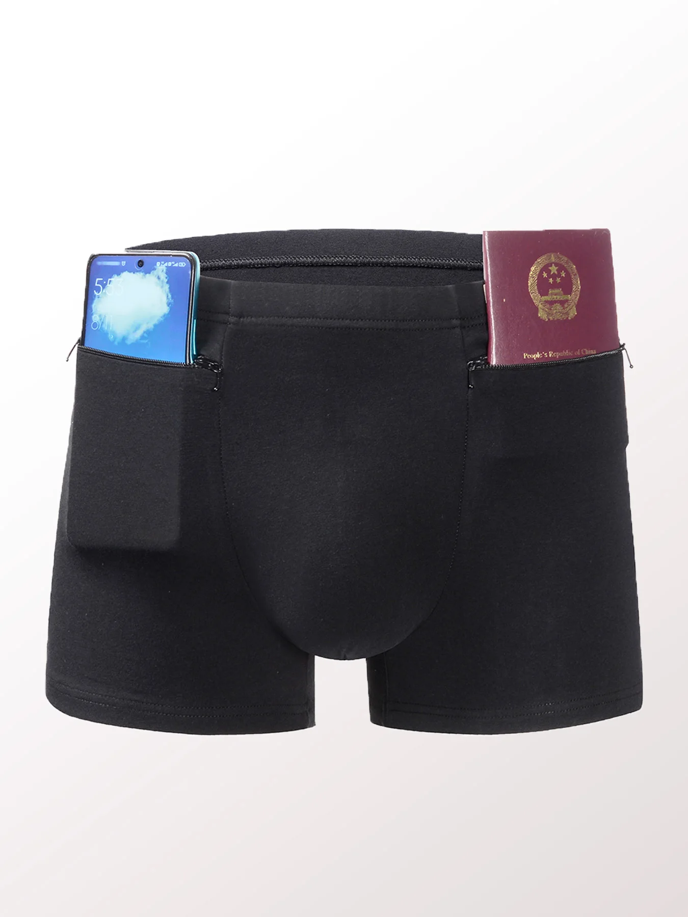 1 Piece Men's Anti-Theft Underwear for Business Trips and Travel, with a Hidden Pocket for Passports and Valuables, Featuring Large Pockets, Boxer Briefs with Hidden Pockets
1 Piece Men's Anti-Theft Underwear for Business Trips and Travel, with a Hidden Pocket for Passports and Valuables, Featuring Large Pockets, Boxer Briefs with Hidden Pockets