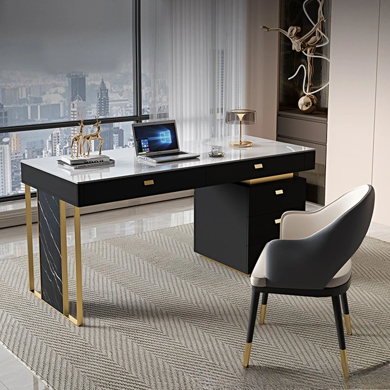 Modern light luxury computer desk, slate desk, high-end designer study, home writing desk, office, beauty salon
Modern light luxury computer desk, slate desk, high-end designer study, home writing desk, office, beauty salon