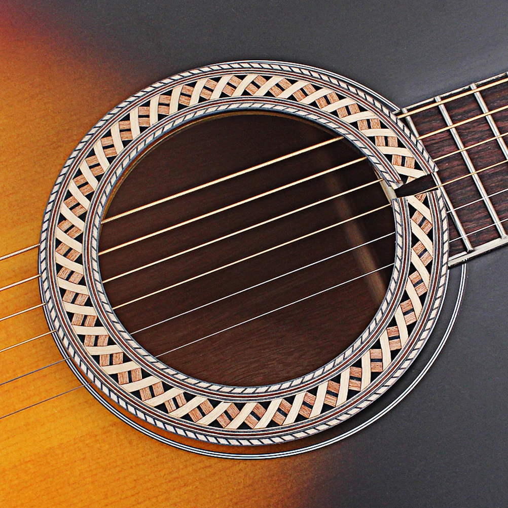 Guitar Sound Hole Rosette Decals Acoustic Electric Inlay Strips Wood Bamboo Easy Apply Remove Fits Guitars Bass 
Guitar Sound Hole Rosette Decals Acoustic Electric Inlay Strips Wood Bamboo Easy Apply Remove Fits Guitars Bass