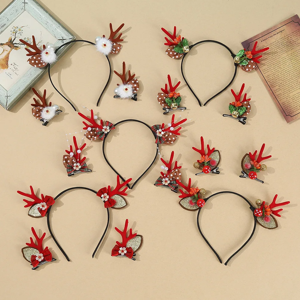 Милая рождественская повязка на голову с рогами для девочек, заколки для волос в виде утки, маленькая свежая заколка Mori, головной убор для девочек, праздничное платье, орнамент MD05
Милая рождественская повязка на голову с рогами для девочек, заколки для волос в виде утки, маленькая свежая заколка Mori, головной убор для девочек, праздничное платье, орнамент MD05